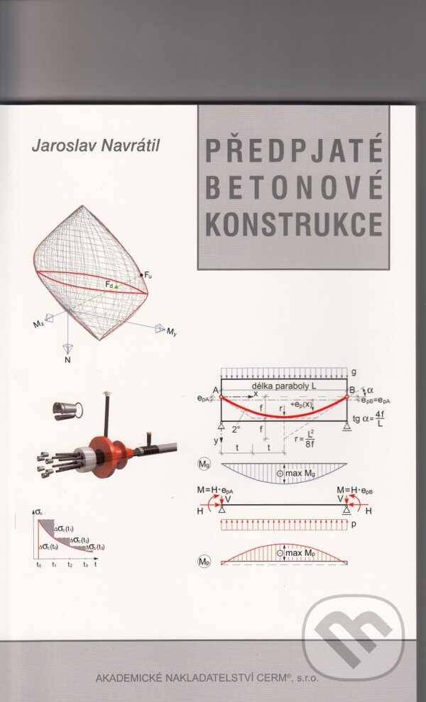 Kniha: Předpjaté betonové konstrukce (Jaroslav Navrátil). Akademické nakladatelství CERM, 2008 Kniha: Předpjaté betonové konstrukce (Jaroslav Navrátil). Akademické nakladatelství CERM, 2008
