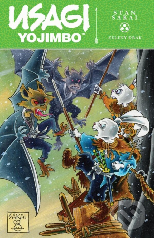 Kniha: Usagi Yojimbo 38: Zelený drak (Stan Sakai). Crew, 2024 Kniha: Usagi Yojimbo 38: Zelený drak (Stan Sakai). Crew, 2024