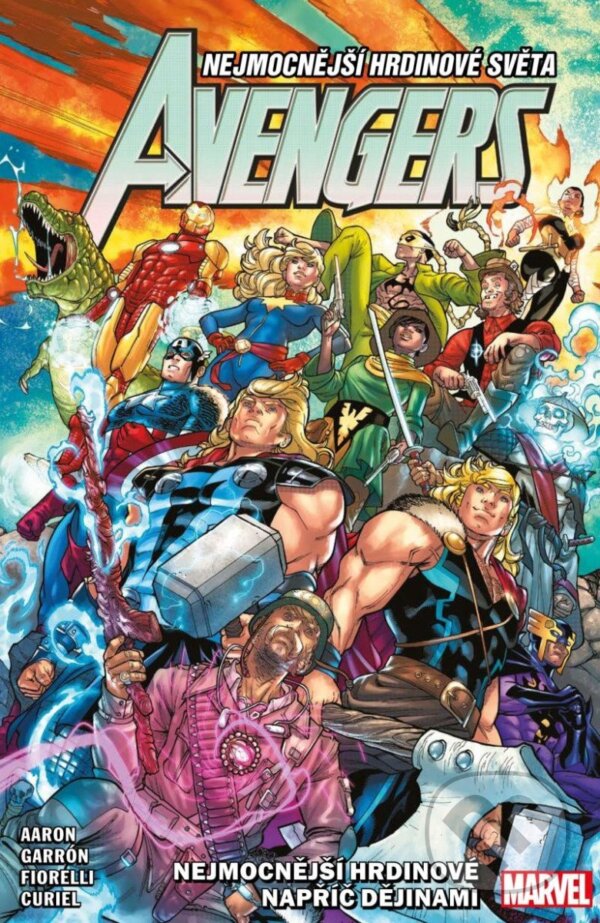 Kniha: Avengers 11 - Nejmocnější hrdinové napříč dějinami (Jason Aaron). Crew, 2024 Kniha: Avengers 11 - Nejmocnější hrdinové napříč dějinami (Jason Aaron). Crew, 2024