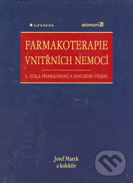 Kniha: Farmakoterapie vnitřních nemocí (Josef Marek a kolektiv). Grada, 2005 Kniha: Farmakoterapie vnitřních nemocí (Josef Marek a kolektiv). Grada, 2005