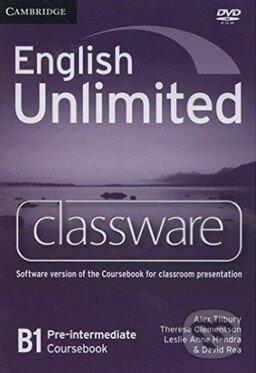 English Unlimited - Pre-Intermediate - Classware DVD-ROM (Alex Tilbury, David Rea, Leslie Hendra a Theresa Clementson). Cambridge University Press, 2010 English Unlimited - Pre-Intermediate - Classware DVD-ROM (Alex Tilbury, David Rea, Leslie Hendra a Theresa Clementson). Cambridge University Press, 2010