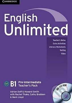 Kniha: English Unlimited - Pre-intermediate - Teacher's Pack (Adrian Doff, Howard Smith a kolektiv). Cambridge University Press, 2010 Kniha: English Unlimited - Pre-intermediate - Teacher's Pack (Adrian Doff, Howard Smith a kolektiv). Cambridge University Press, 2010