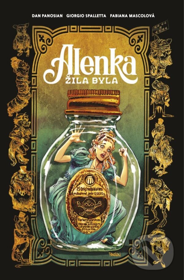 Kniha: Alenka žila byla (Dan Panosian). Comics centrum, 2024 Kniha: Alenka žila byla (Dan Panosian). Comics centrum, 2024