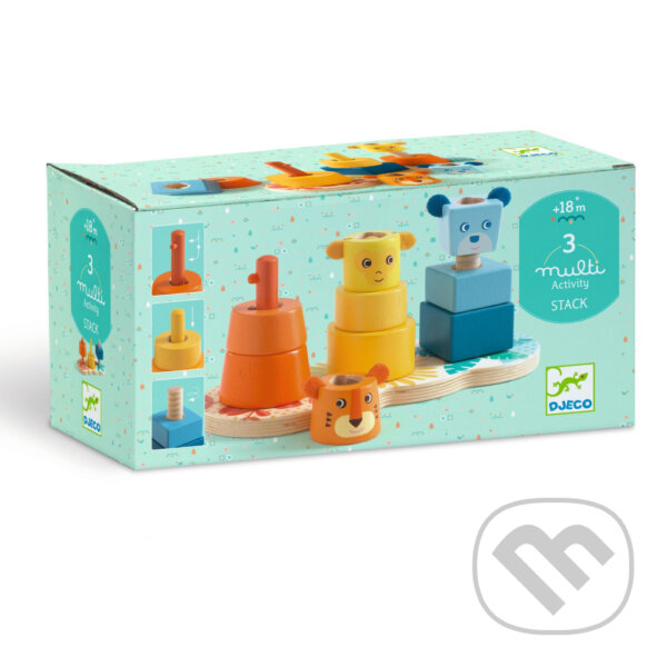 Společenská hra: Multi Stack: 3 rôzne spôsoby stohovania (Djeco). Djeco, 2024 Společenská hra: Multi Stack: 3 rôzne spôsoby stohovania (Djeco). Djeco, 2024