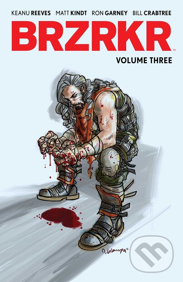 Kniha: BRZRKR 3 (Keanu Reeves a Matt Kindt). Boom! Studios, 2023 Kniha: BRZRKR 3 (Keanu Reeves a Matt Kindt). Boom! Studios, 2023