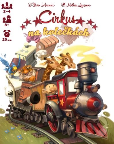 Společenská hra: Cirkus na kolečkách (Steven Aramini). REXhry, 2016 Společenská hra: Cirkus na kolečkách (Steven Aramini). REXhry, 2016