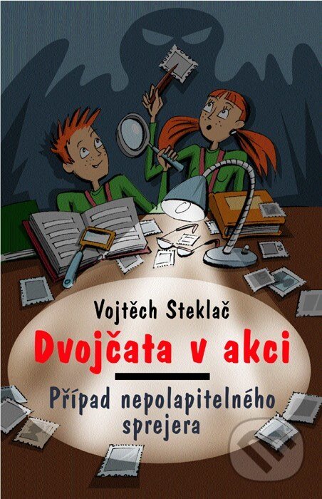 Kniha: Dvojčata v akci: Případ nepolapitelného sprejera (Vojtěch Steklač). Albatros CZ, 2007 Kniha: Dvojčata v akci: Případ nepolapitelného sprejera (Vojtěch Steklač). Albatros CZ, 2007