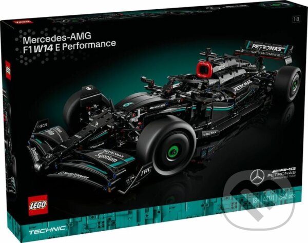 Spoločenská hra: LEGO® Technic 42171 Mercedes-AMG F1 W14 E Performance (LEGO). LEGO, 2024 Spoločenská hra: LEGO® Technic 42171 Mercedes-AMG F1 W14 E Performance (LEGO). LEGO, 2024