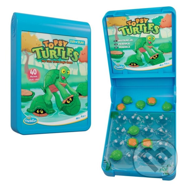 Společenská hra: ThinkFun Flip & Play: Veselé želvy (Ravensburger). Ravensburger, 2024 Společenská hra: ThinkFun Flip & Play: Veselé želvy (Ravensburger). Ravensburger, 2024