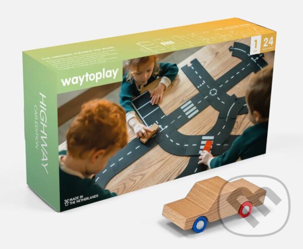 Společenská hra: Diaľnica: autodráha waytoplay s autíčkom (waytoplaytoys b.v.). waytoplaytoys b.v., 2024 Společenská hra: Diaľnica: autodráha waytoplay s autíčkom (waytoplaytoys b.v.). waytoplaytoys b.v., 2024