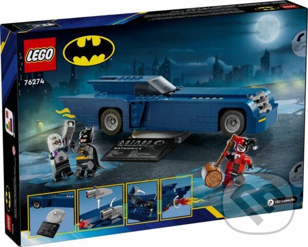 Společenská hra: LEGO® DC Batman™ 76274 Batman™ a Batmobil vs. Harley Quinn™ a Mr. Freeze™ (LEGO). LEGO, 2024 Společenská hra: LEGO® DC Batman™ 76274 Batman™ a Batmobil vs. Harley Quinn™ a Mr. Freeze™ (LEGO). LEGO, 2024