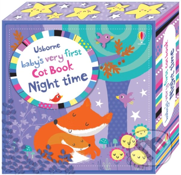 Kniha: Baby's Very First Cot Book Night time (Fiona Watt). Usborne, 2016 Kniha: Baby's Very First Cot Book Night time (Fiona Watt). Usborne, 2016
