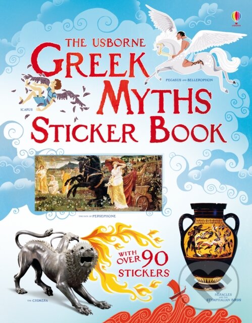 Kniha: Greek Myths Sticker Book (Rosie Dickins). Usborne, 2016 Kniha: Greek Myths Sticker Book (Rosie Dickins). Usborne, 2016