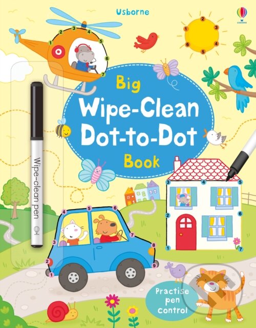 Kniha: Big Wipe Clean Dot-to-Dot Book (Felicity Brooks). Usborne, 2016 Kniha: Big Wipe Clean Dot-to-Dot Book (Felicity Brooks). Usborne, 2016