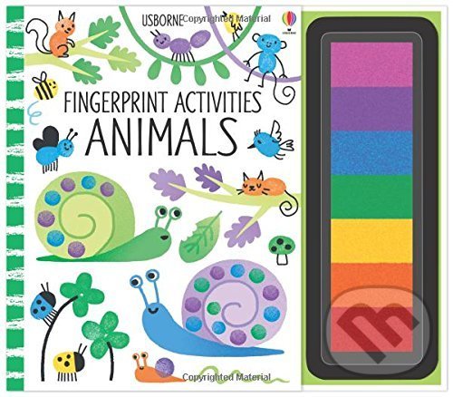 Kniha: Fingerprint Activities: Animals (Fiona Watt). Usborne, 2016 Kniha: Fingerprint Activities: Animals (Fiona Watt). Usborne, 2016