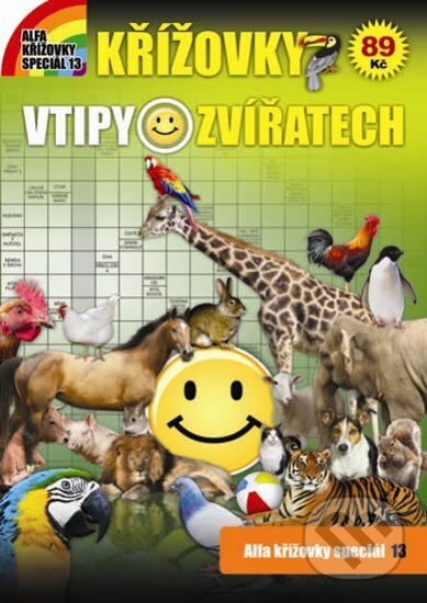Kniha: Křížovky speciál 13 - Vtipy o zvířatech (Alfasoft). Alfasoft, 2015 Kniha: Křížovky speciál 13 - Vtipy o zvířatech (Alfasoft). Alfasoft, 2015