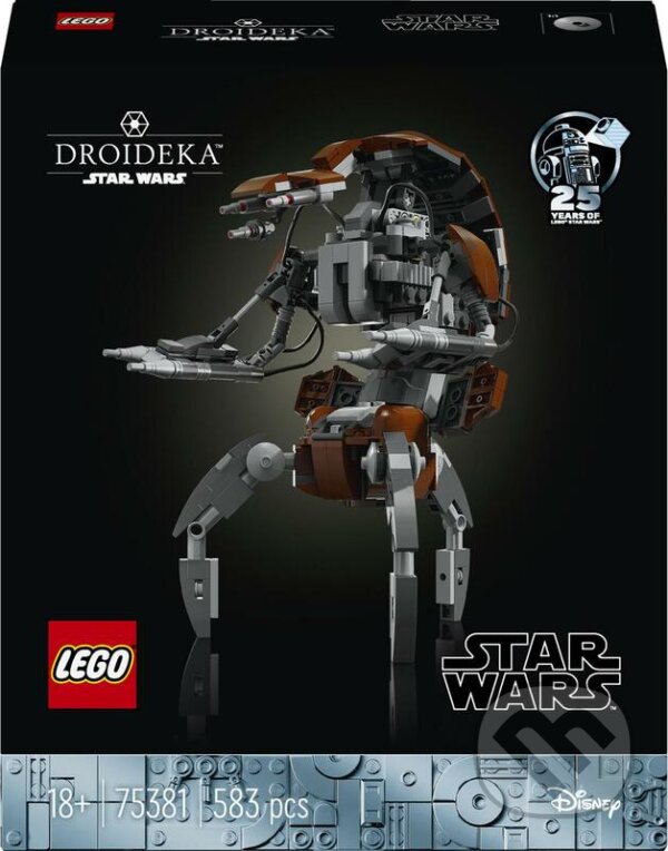 Společenská hra: LEGO® Star Wars™ 75381 Droideka™ (LEGO). LEGO, 2024 Společenská hra: LEGO® Star Wars™ 75381 Droideka™ (LEGO). LEGO, 2024