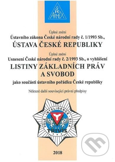 Kniha: Ústava ČR (Armex). Armex, 2018 Kniha: Ústava ČR (Armex). Armex, 2018
