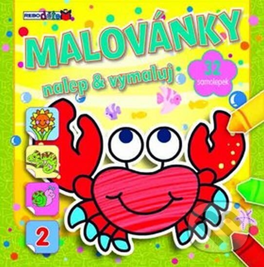 Kniha: Malovánky Krab - nalep a vymaluj (Rebo). Rebo, 2013 Kniha: Malovánky Krab - nalep a vymaluj (Rebo). Rebo, 2013