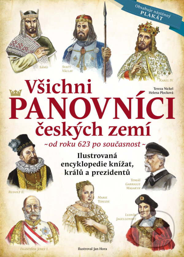 Kniha: Všichni panovníci českých zemí (Tereza Nickel). Extra Publishing, 2016 Kniha: Všichni panovníci českých zemí (Tereza Nickel). Extra Publishing, 2016