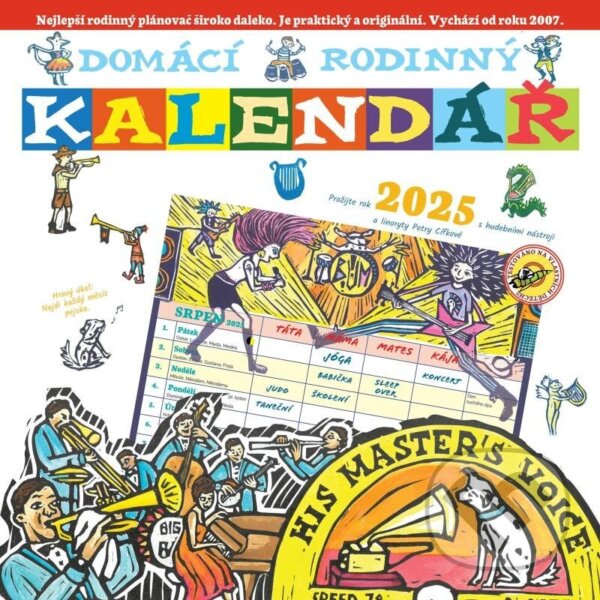 Domácí rodinný kalendář 2025 (Pavla Köpplová a Petra Cífková). Esence, 2024 Domácí rodinný kalendář 2025 (Pavla Köpplová a Petra Cífková). Esence, 2024