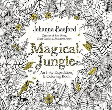 Kniha: Magical Jungle (Johanna Basford). Penguin Books, 2016 Kniha: Magical Jungle (Johanna Basford). Penguin Books, 2016