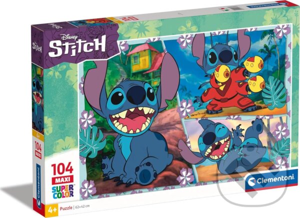 Puzzle: Puzzle 104 MAXI DISNEY STITCH (Trigo). Trigo, 2024 Puzzle: Puzzle 104 MAXI DISNEY STITCH (Trigo). Trigo, 2024