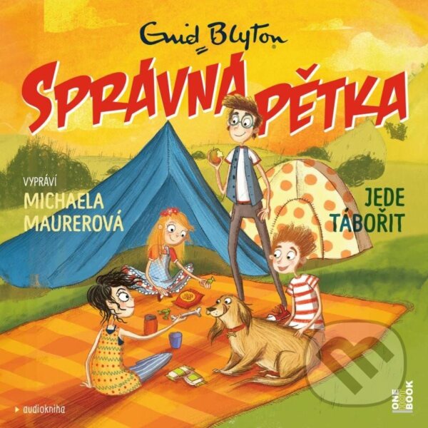 Audiokniha: Správná pětka jede tábořit (Enid Blyton). OneHotBook, 2024 Audiokniha: Správná pětka jede tábořit (Enid Blyton). OneHotBook, 2024