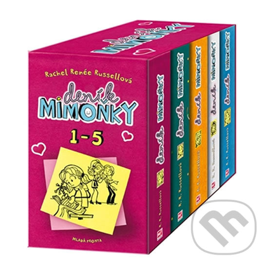 Kniha: Deník mimoňky - BOX 1-5 (Rachel Renée Russell). Mladá fronta, 2015 Kniha: Deník mimoňky - BOX 1-5 (Rachel Renée Russell). Mladá fronta, 2015
