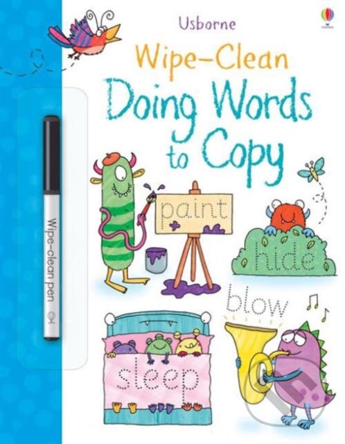 Kniha: Wipe-clean Doing Words to Copy (Hannah Watson). Usborne, 2016 Kniha: Wipe-clean Doing Words to Copy (Hannah Watson). Usborne, 2016
