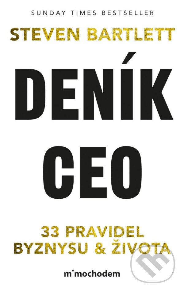 Kniha: Deník CEO (Steven Bartlett). Mimochodem, 2024 Kniha: Deník CEO (Steven Bartlett). Mimochodem, 2024