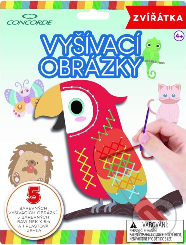 Společenská hra: Vyšívací obrázky - Zvířátka (Concorde). Concorde, 2024 Společenská hra: Vyšívací obrázky - Zvířátka (Concorde). Concorde, 2024