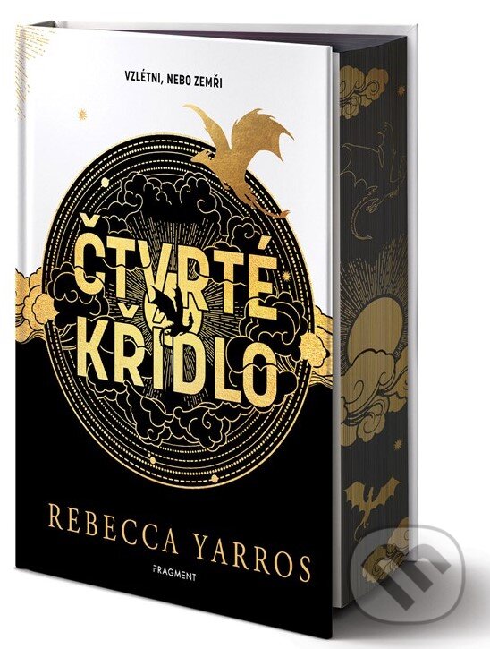 Kniha: Čtvrté křídlo - exkluzivní vydání (Rebecca Yarros). Nakladatelství Fragment, 2024 Kniha: Čtvrté křídlo - exkluzivní vydání (Rebecca Yarros). Nakladatelství Fragment, 2024