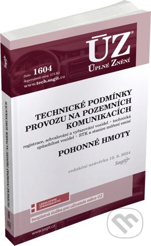 Kniha: ÚZ 1604 Technické podmínky provozu (Sagit). Sagit, 2024 Kniha: ÚZ 1604 Technické podmínky provozu (Sagit). Sagit, 2024