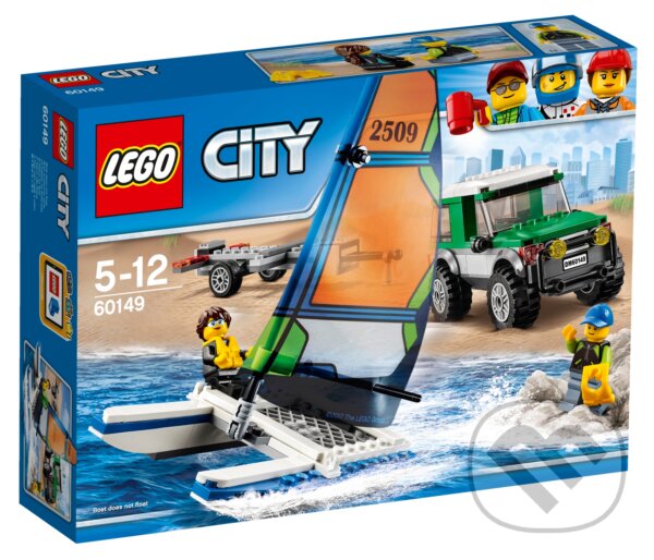 LEGO City 60149 4x4 s katamaránom, LEGO, 2017