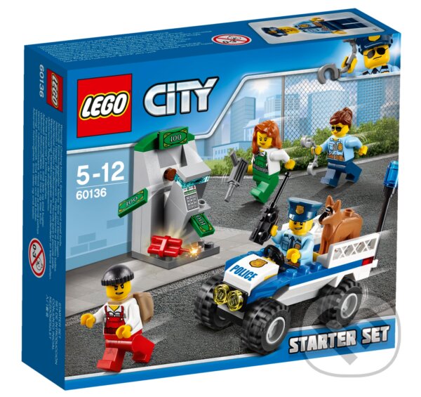 LEGO City 60136 Polícia – štartovacia súprava, LEGO, 2017