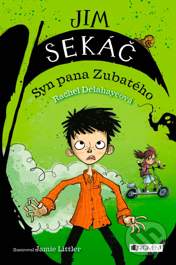 Kniha: Jim Sekáč: Syn pana Zubatého (Rachel Delahaye). Nakladatelství Fragment, 2017 Kniha: Jim Sekáč: Syn pana Zubatého (Rachel Delahaye). Nakladatelství Fragment, 2017