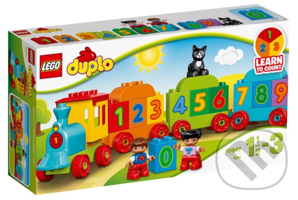 LEGO Duplo 10847 Vláčik s číslami, LEGO, 2017