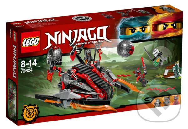 LEGO Ninjago 70624 Ničivé vozidlo rumelkových bojovníkov, LEGO, 2017