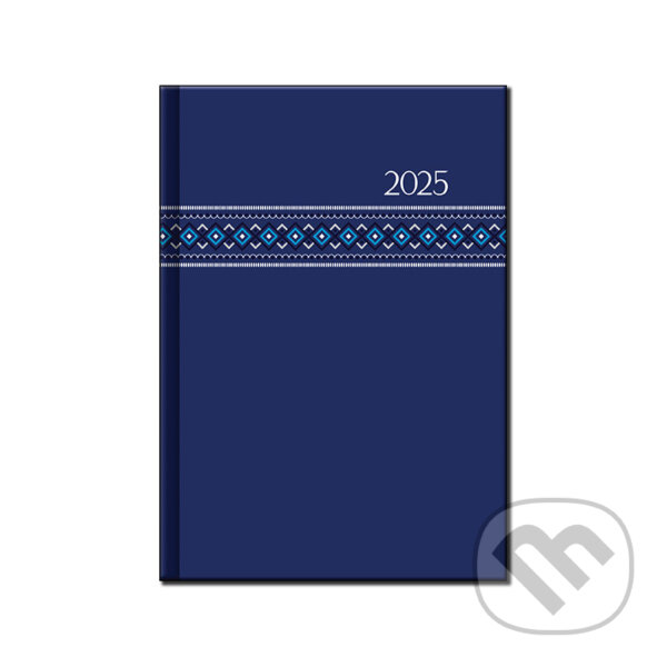 Pracovný diár FOLK 2025 - modrý (Spektrum grafik). Spektrum grafik, 2024 Pracovný diár FOLK 2025 - modrý (Spektrum grafik). Spektrum grafik, 2024