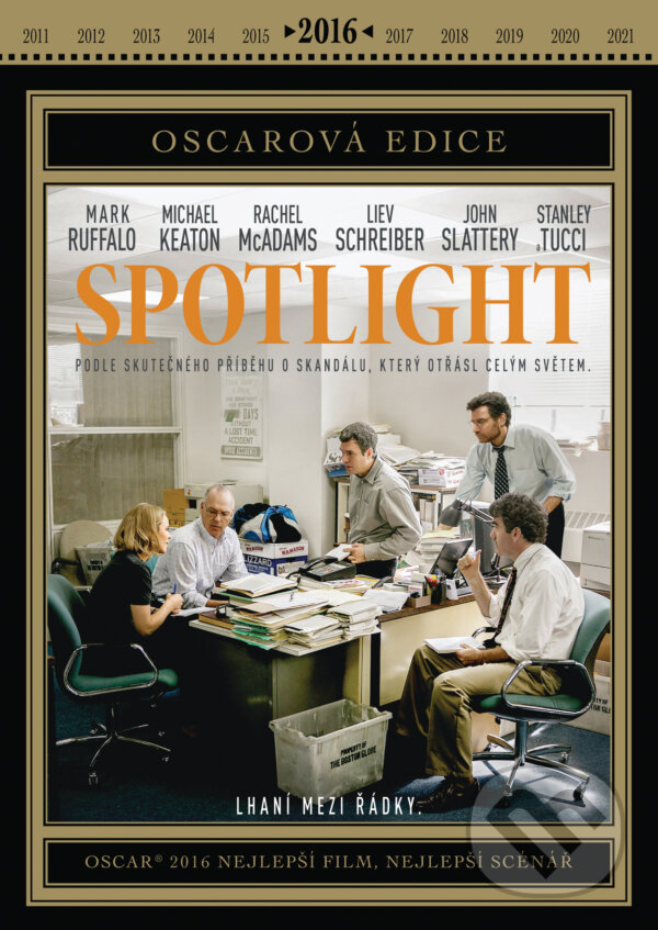 Film: Spotlight (Tom McCarthy a Thomas McCarthy) (DVD). Bonton Film, 2017 Film: Spotlight (Tom McCarthy a Thomas McCarthy) (DVD). Bonton Film, 2017