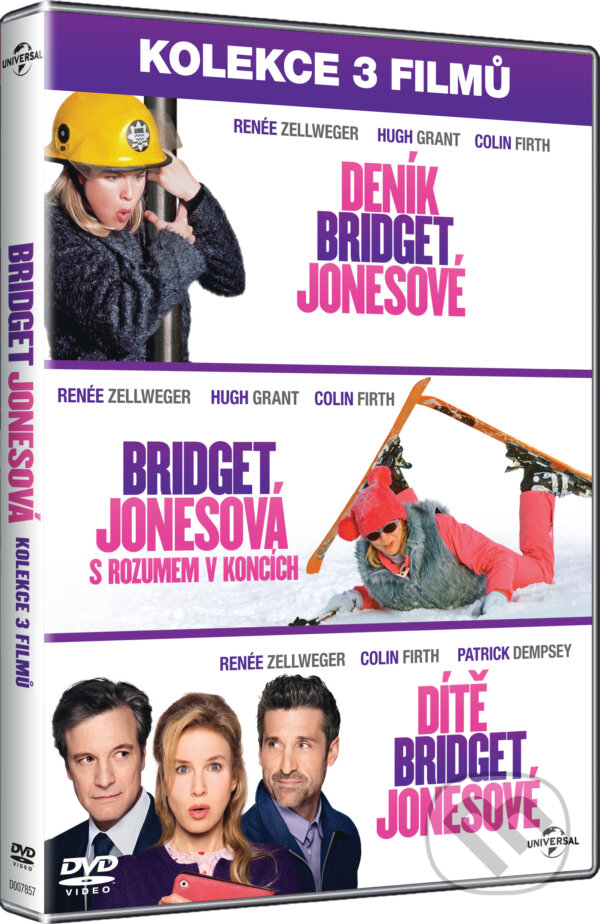 Film: Kolekcia Bridget Jonesová (Sharon Maguire a Beeban Kidron) (DVD). Bonton Film, 2017 Film: Kolekcia Bridget Jonesová (Sharon Maguire a Beeban Kidron) (DVD). Bonton Film, 2017