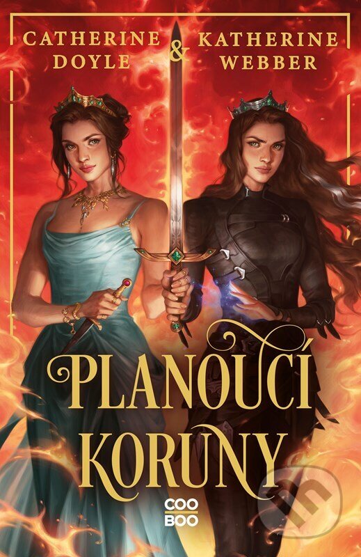 Kniha: Planoucí koruny (Katherine Webber a Catherine Doyle). CooBoo CZ, 2024 Kniha: Planoucí koruny (Katherine Webber a Catherine Doyle). CooBoo CZ, 2024