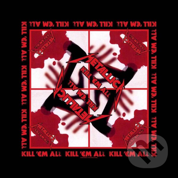 Multifunkčná šatka Metallica: Kill'EM All (Metallica). Metallica, 2022 Multifunkčná šatka Metallica: Kill'EM All (Metallica). Metallica, 2022
