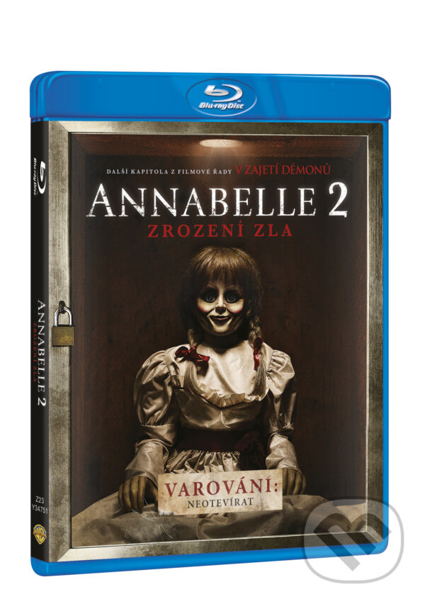 Film: Annabelle 2: Zrození zla (David Sandberg) (Blu-ray). Magicbox, 2017 Film: Annabelle 2: Zrození zla (David Sandberg) (Blu-ray). Magicbox, 2017