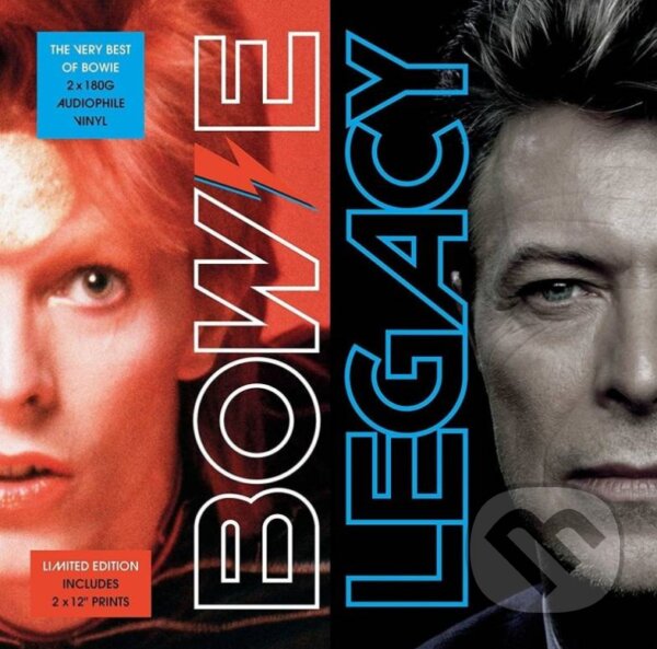 Hudební CD: David Bowie: Legacy LP (Warner Music). Warner Music, 2016 Hudební CD: David Bowie: Legacy LP (Warner Music). Warner Music, 2016