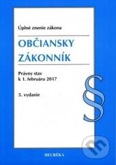 Kniha: Občiansky zákonník (Autorský kolektiv). Heuréka, 2017 Kniha: Občiansky zákonník (Autorský kolektiv). Heuréka, 2017