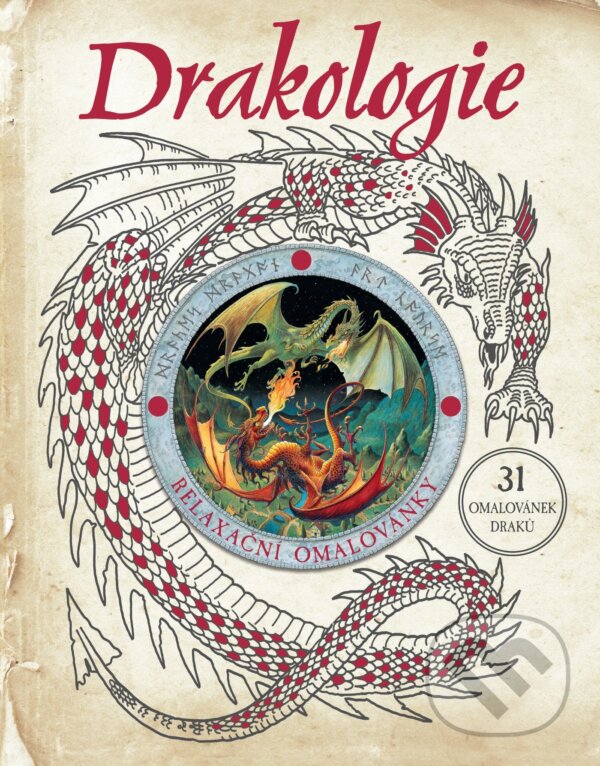 Kniha: Drakologie - relaxační omalovánky (Egmont ČR). Egmont ČR, 2017 Kniha: Drakologie - relaxační omalovánky (Egmont ČR). Egmont ČR, 2017
