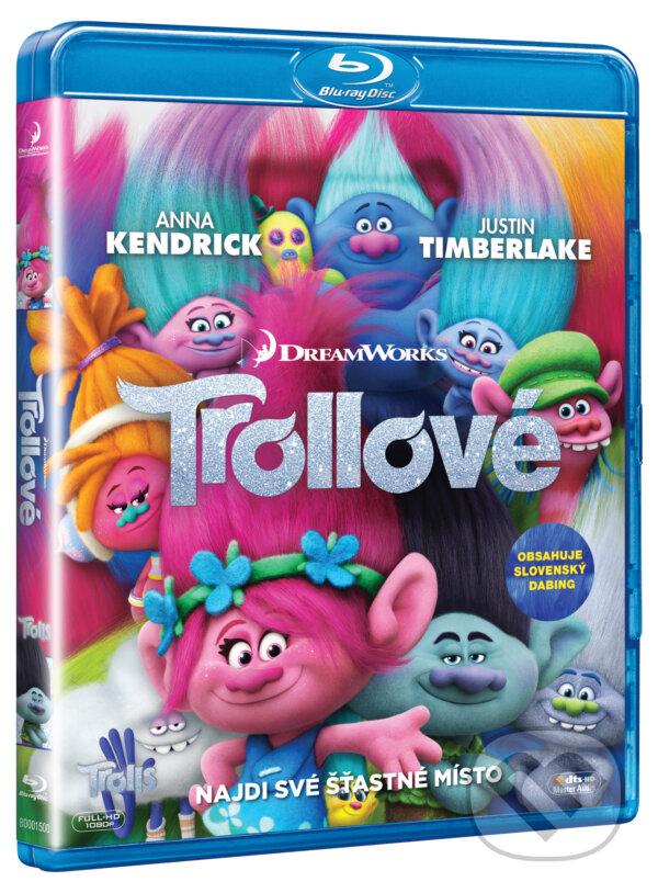 Film: Trollové (Walt Dohrn a Mike Mitchell) (Blu-ray). Bonton Film, 2017 Film: Trollové (Walt Dohrn a Mike Mitchell) (Blu-ray). Bonton Film, 2017