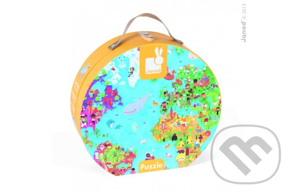 Puzzle: Janod Mapa sveta puzzle v kufríku (Janod). Janod, 2017 Puzzle: Janod Mapa sveta puzzle v kufríku (Janod). Janod, 2017